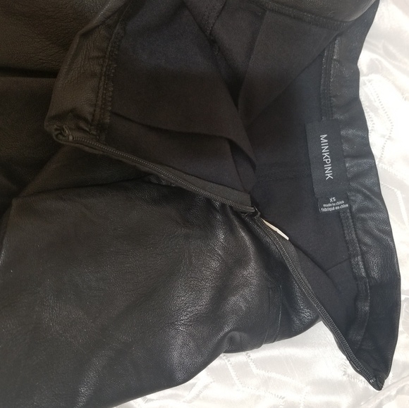 Minkpink faux leather short shorts - Picture 5 of 5